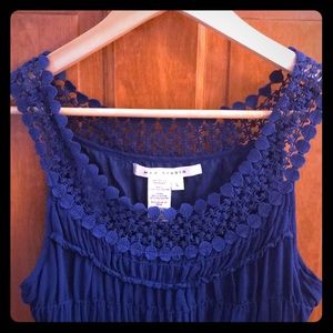 Max Studio Royal Blue Short Dress